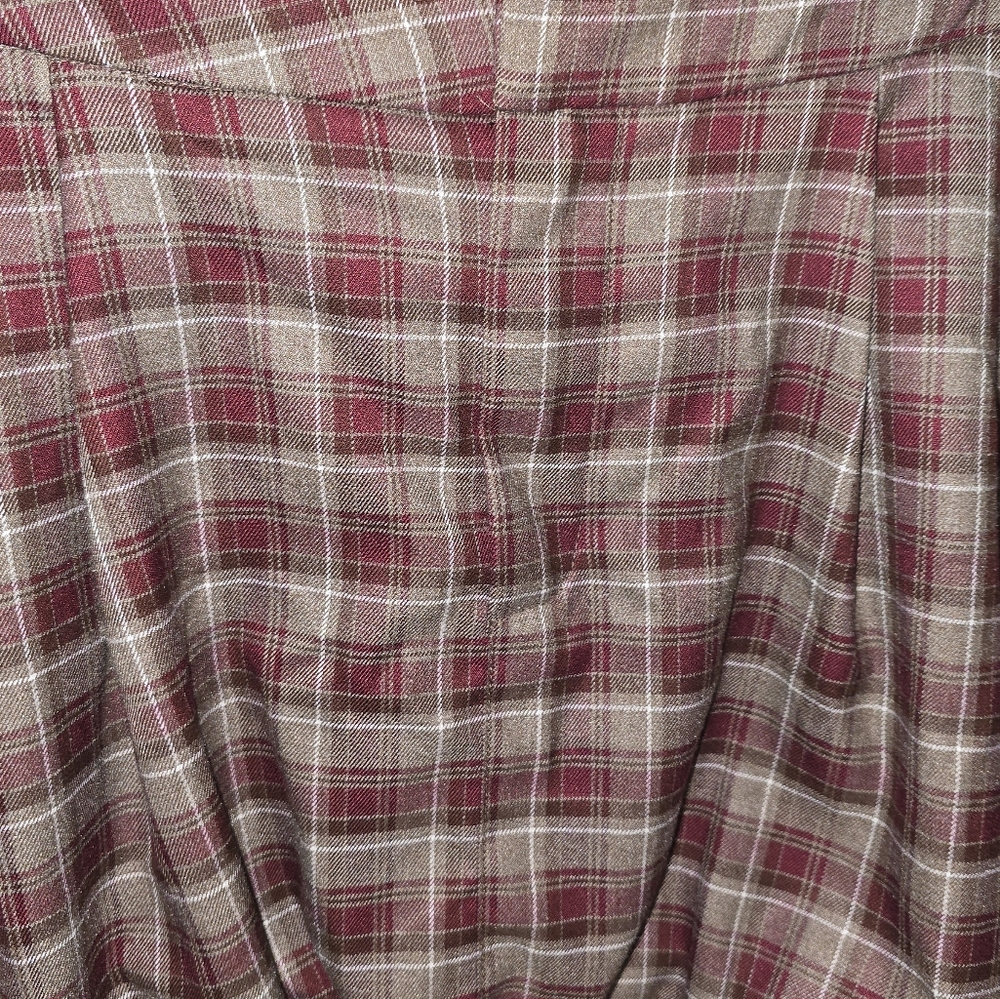 Emerson Lang School Plaid‎ Career Academia Bubble Women's Mini Skirt Size XL NEW - Picture 7 of 9
